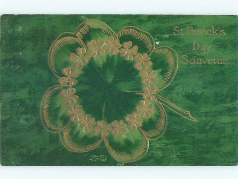 Divided-Back ST. PATRICK'S DAY SCENE Great Postcard W8088