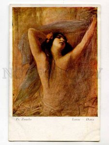 3078041 Semi-Nude Female DANCER by ZMURKO vintage Color PC