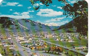 Wyoming Jackson Aerial View From The West 1959
