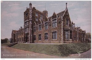 ROTHERHAM, Yorkshire, England, PU-1905 ; TUCK ; Grammer School