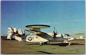 US Navy Grumman E-2C Hawkeye Carrier Borne Early Warning Aircraft Postcard