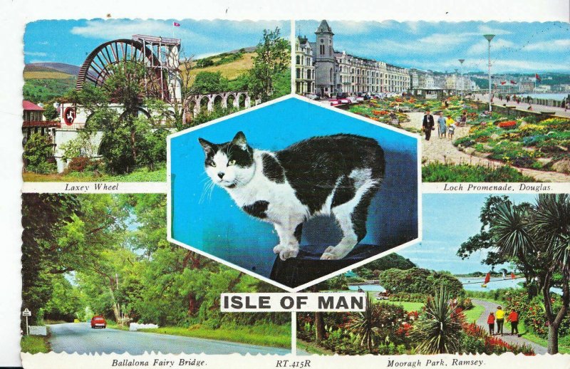Isle of Man Postcard - Views of The Isle of Man   XX20
