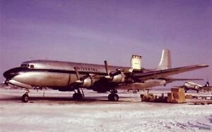 BILL THOMPSON PHOTO DOUGLAS DC-7 UNIVERSAL AIRLINES