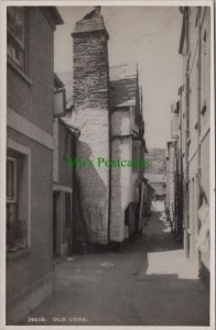Cornwall Postcard - Old Looe, Cornish Street Scene   RS35809
