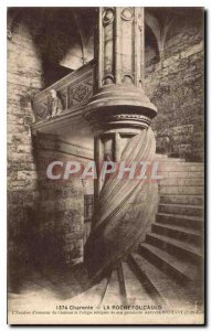 Postcard Old Charente La Rochefoucauld The grand staircase of the castle