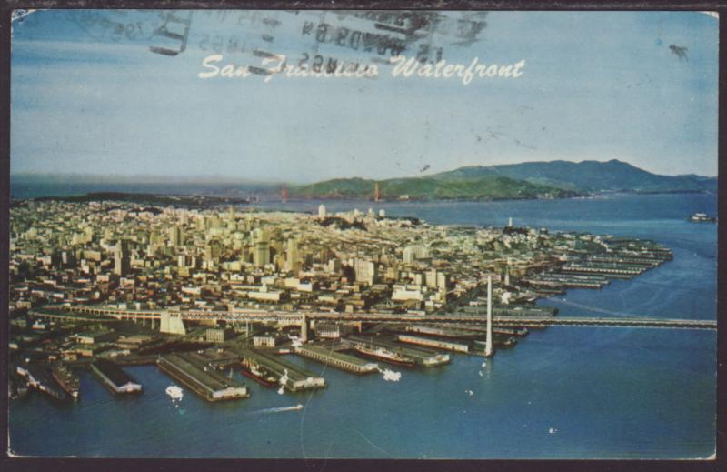 San Francisco Waterfront,CA Postcard BIN