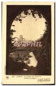 Old Postcard Rabat Jardin des Oudayas