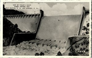Tygart's Valley Flood Control Dam Near Grafton & Fairmont WV Vtg Postcard N39