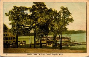 Michigan Grand Rapids Red's Lake Landing 1908