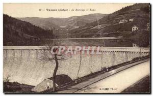 Old Postcard Tarare Dam and Joux