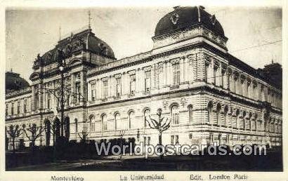 Montevideo, La Universidad London Uruguay, South America Unused 