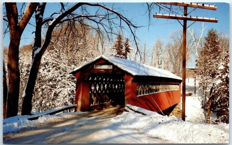 Postcard - Chiselville Covered Bridge - Sunderland, Vermont