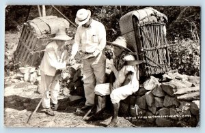 San Luis Potosi Mexico Postcard Typical Motif of Tamazunchale c1950's RPPC Photo