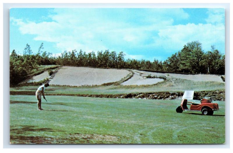 Postcard 17th Hole @ Kebo Valley Golf Club, Bar Harbor, Maine  A12