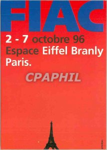 Old Postcard 2 October 7 Espace Eiffel Branly Paris Tour Eiffel