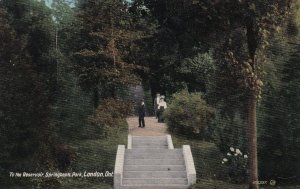 LONDON, Ontario, Canada, PU-1908; To The Reservoir, Springbank Park