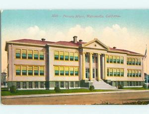 Unused Divided-Back PRIMARY SCHOOL Watsonville California CA t6037@