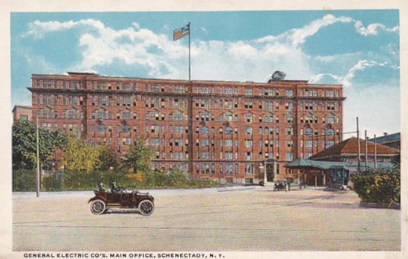 New York Schenectady General Electric Works Main Office Curteich