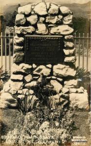 1930s Buffalo Bill Grave Colorado Neuman RPPC real photo postcard 8953