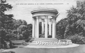 Mary Baker Eddy Memorial in Mt Auburn Cambridge, MA