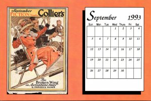 1993 Limited Edition Calender Card September Postcard Collector Magazine