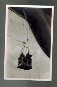 Mint RPPC Real Picture Postcard Germany Air Balloon in Flight