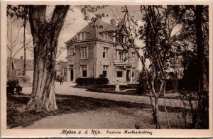 Netherlands Alphen Aan De Rijn Pastorie Martha Stichting Vintage Postcard C217