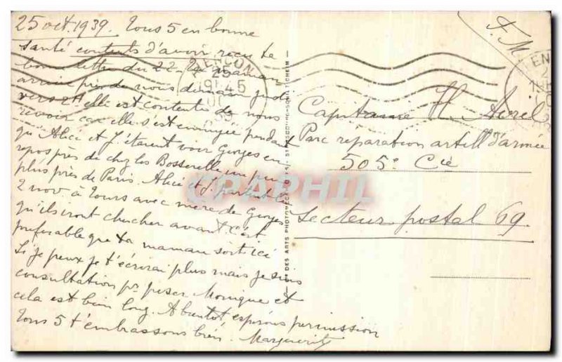 Old Postcard Alencon Eglise Notre Dame