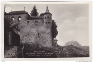 RP, Porte d'Enceinte Et Remparts Cote Nord, Gruyeres, Fribourg, Switzerland, ...