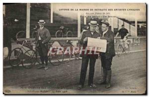 Postcard Old Bike Cycle Cycling Lottery retirement home Lyriques artists spor...