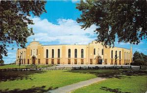 AURIESVILLE NEW YORK MUSEUM OF NORTH AMERICAN MARTYRS~62 DOORS POSTCARD 1960s