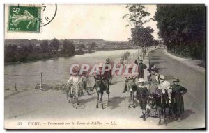 Vichy - Walk on the Banks of the Allier - cycling - donkey - donkey - Old Pos...