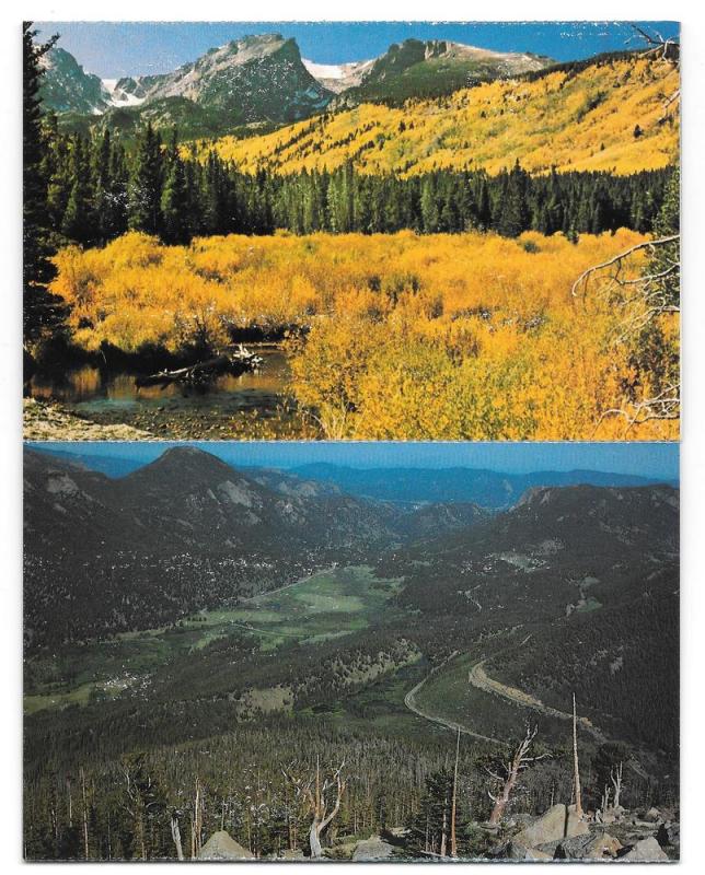 Colorado Rocky Mountain National Park Postcards Mike Roberts