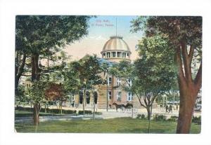LP67    El Paso,  Texas, TX, Postcard,  City Hall.
