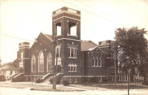 Memorial Church Real Photo Lemars, Iowa  