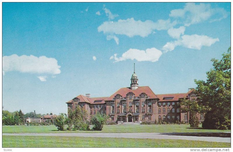 Exterior,  Mac Donald College main building & High School,  Ste. Anne De Bell...