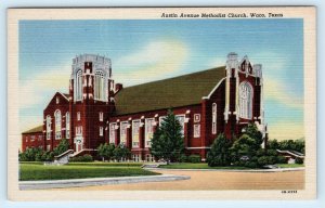 WICHITA FALLS, TX Texas ~ FIRST METHODIST CHURCH 1947 Wichita County Postcard