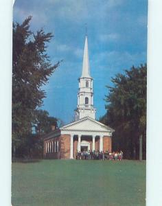 Unused Pre-1980 GREENFIELD VILLAGE CHURCH SCENE Dearborn Michigan MI L4246@