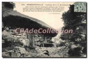 Postcard Old Hut Rousseau Ermenonville