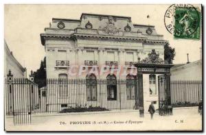 Old Postcard Bank Caisse d & # 39Epargne Provins