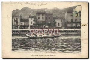 Old Postcard Rive de Gier jousting