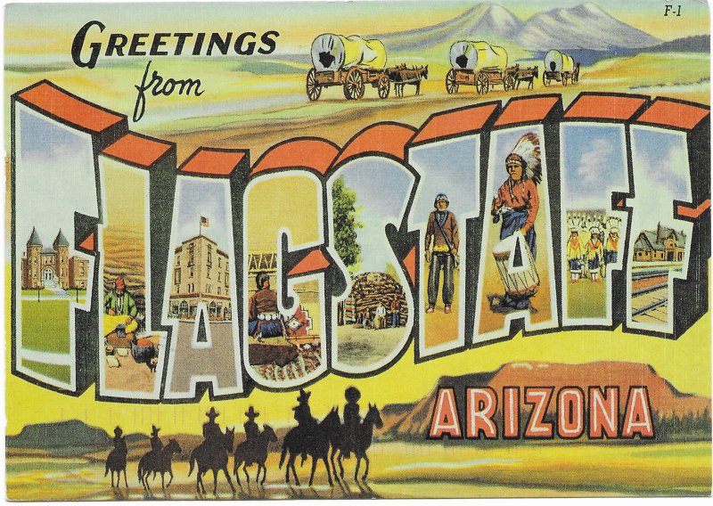 Arizona - Greetings from Flagstaff. used.