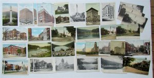 POTTSVILLE PA Lot of 38 ANTIQUE POSTCARDS