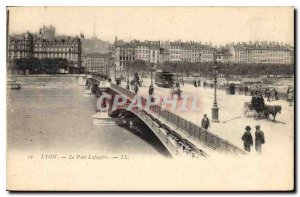 Postcard Old Lyon Pont Lafayette