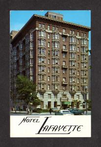 DC Hotel Lafayette Washington Postcard Carte Postale PC