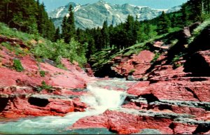 Canada Waterton Lakes National Park Red Rock Canyon