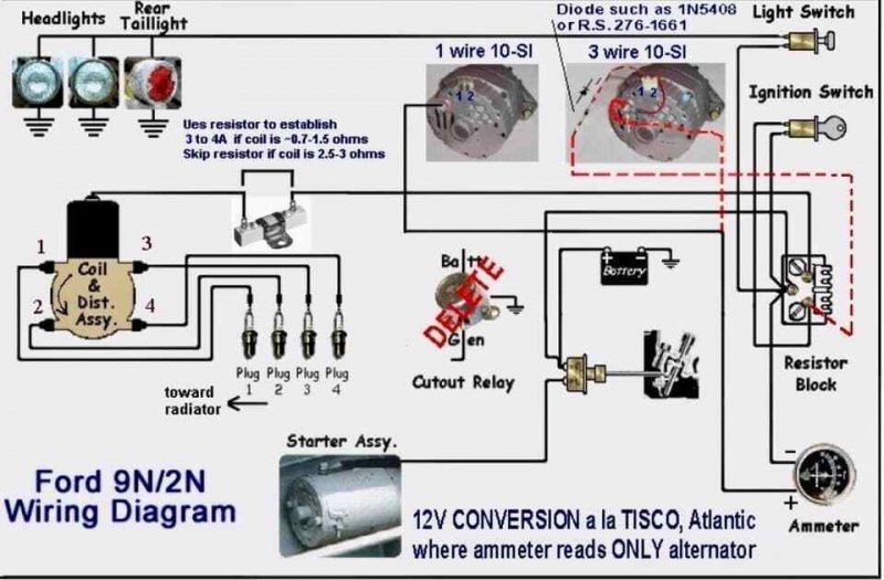 [DIAGRAM] 6 Volt To 12 Volt Conversion Wiring Diagram For Ford Tractor