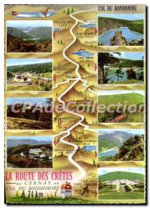 Modern Postcard Route Des Cretes Cernay the Col du Bonhomme