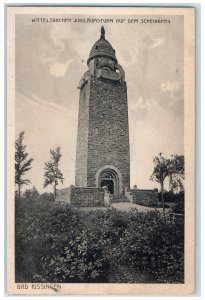 1920 Wittelsbacher Anniversary Scheinberg Tower Bad Kissingen Germany Postcard