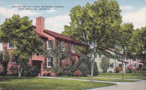 Houses On Colorful Rainbow Avene Fort Benning Georgia 1955